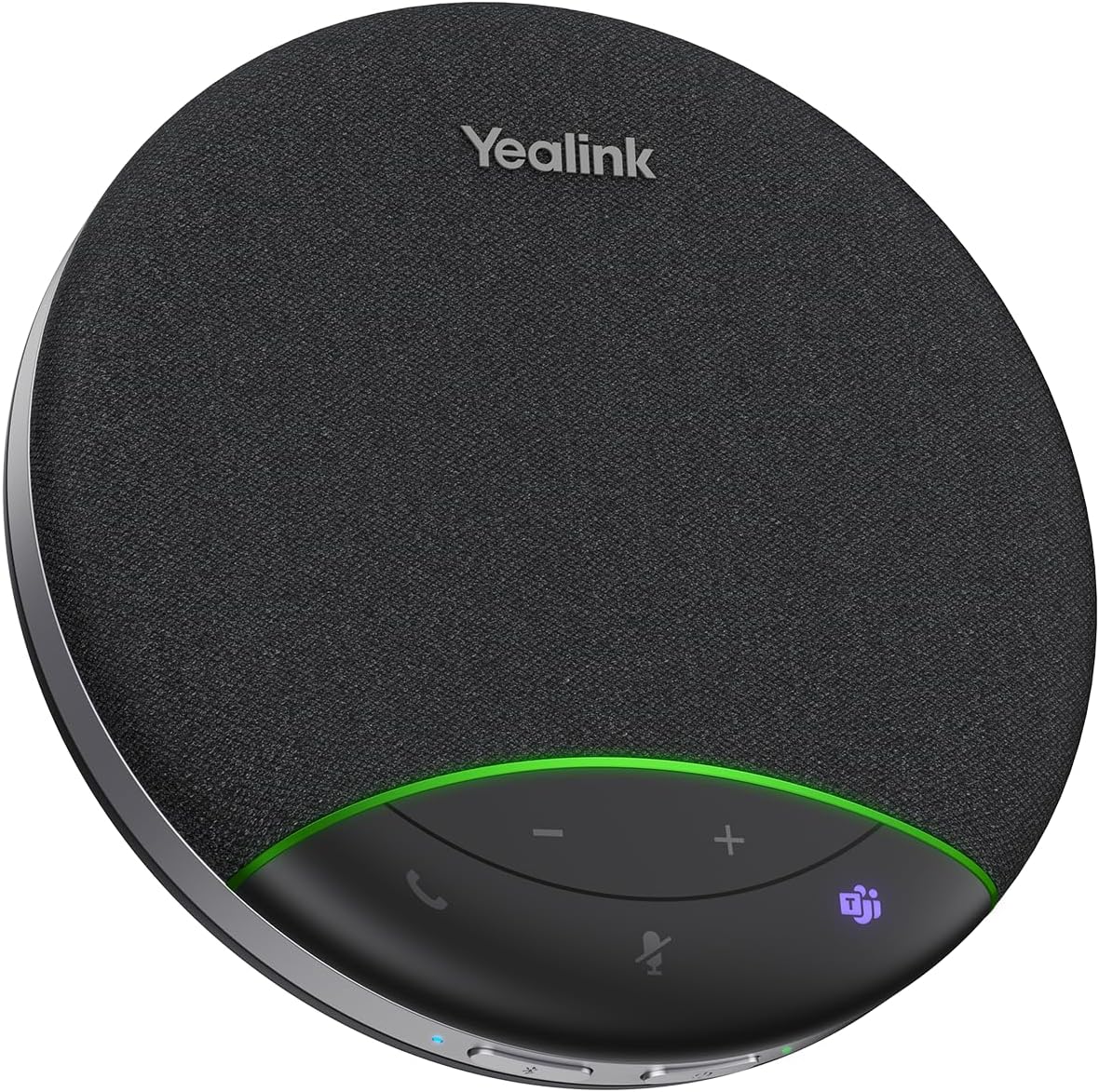 Yealink SP92 Konferenzlautsprecher mit Mikrofon, tragbares Konferenzmikrofon Bluetooth, AI-Mikrofon mit Geräuschunterdrückung, 20 Stunden Sprechzeit
