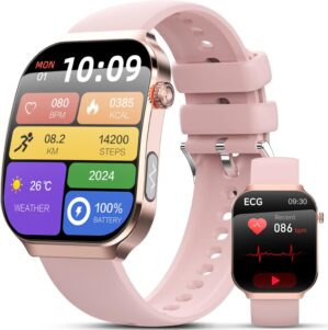 2026 Damen-Smartwatch mit EKG + HRV...