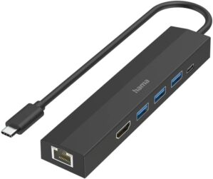 Hama USB-Hub 6 Ports (3X USB-A, USB...