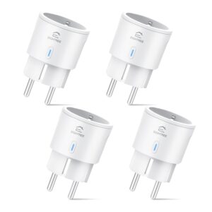 EIGHTREE Smarte WLAN-Steckdose, 4 S...