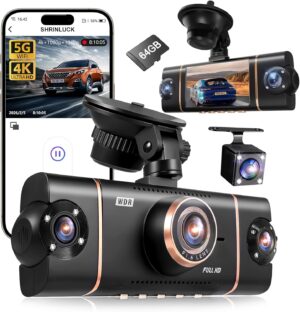 4-Kanal-Dashcam Auto vorne hinten 4...