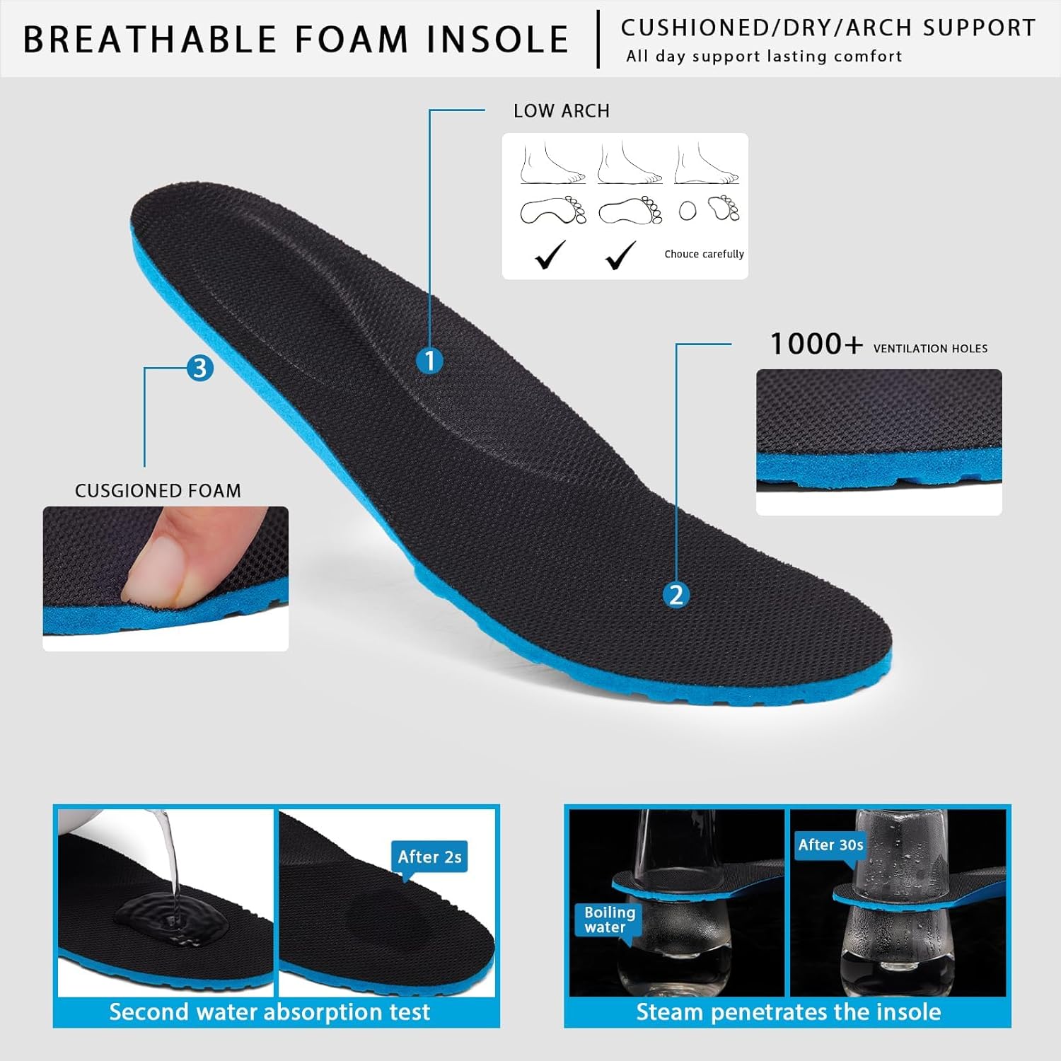 Damen-Laufschuhe, atmungsaktive Turnschuhe, leicht, mit Luftpolster, bequeme Freizeitschuhe, rutschfeste Joggingschuhe, Fitnessstudio, Fitness, Laufschuhe für Damen – Bild 5