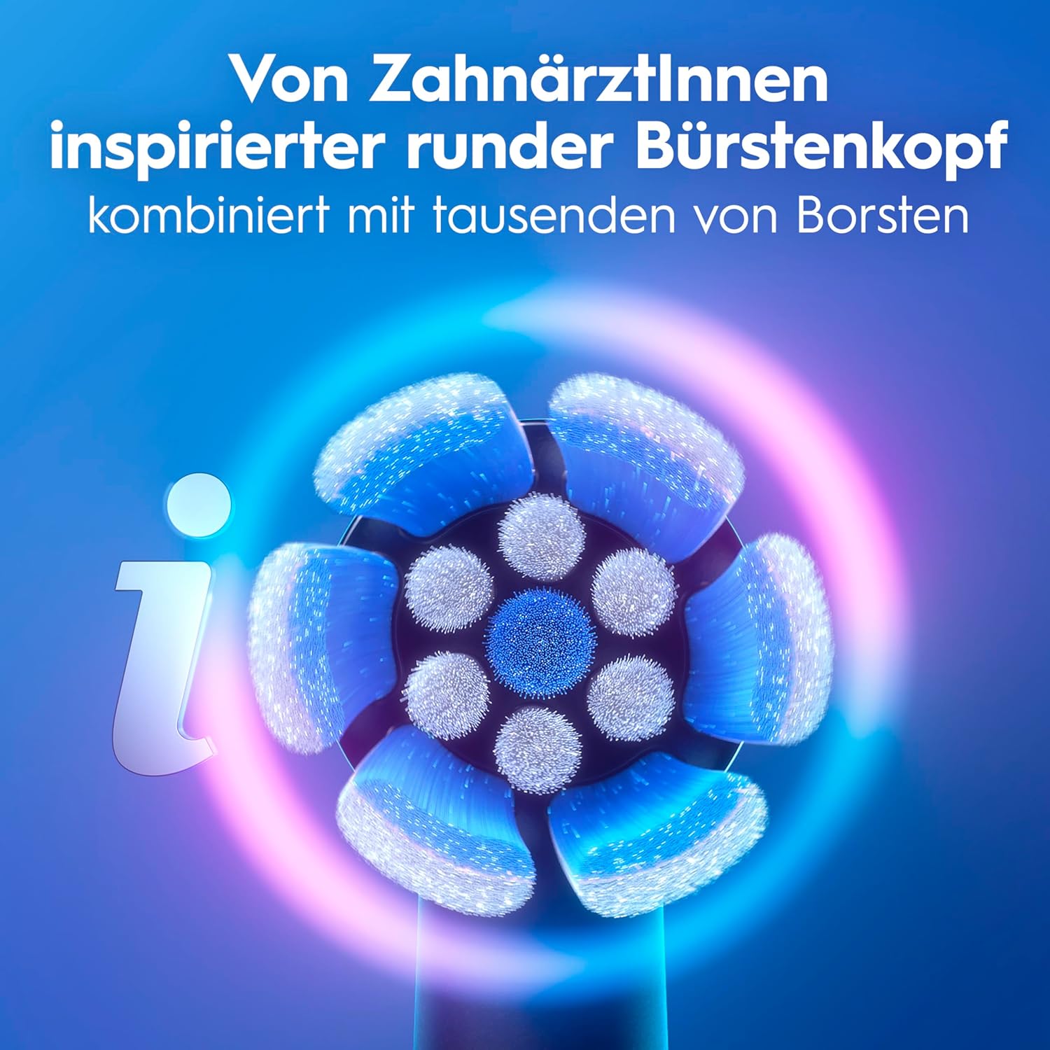 Oral-B iO Series 2 Elektrische Zahnbürste, 1 Zahnbürstenkopf, 3 Putzmodi für die Zahnpflege, Reiseetui, entworfen von Braun, Nachtschwarz – Bild 14