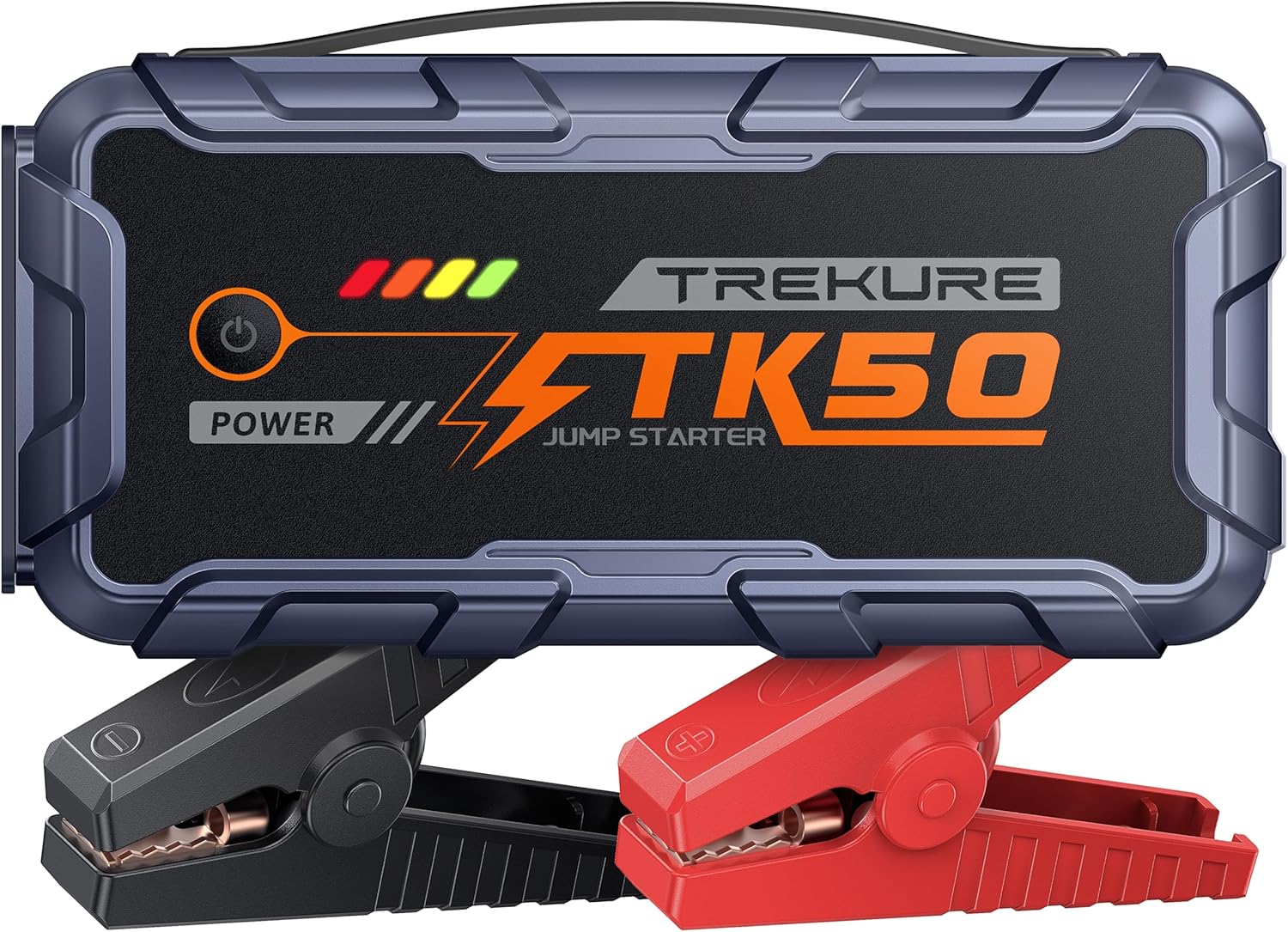 Starthilfe-Powerbank für Autos 8000 A (Alle Benziner/12,0 l Diesel), Auto-Starthilfe 26800 mAh, 12-V-Autobatterie-Booster mit 800-Lumen-Taschenlampe, 2 USB-Ausgänge, verdickte Starthilfekabel, tragbarer Griff