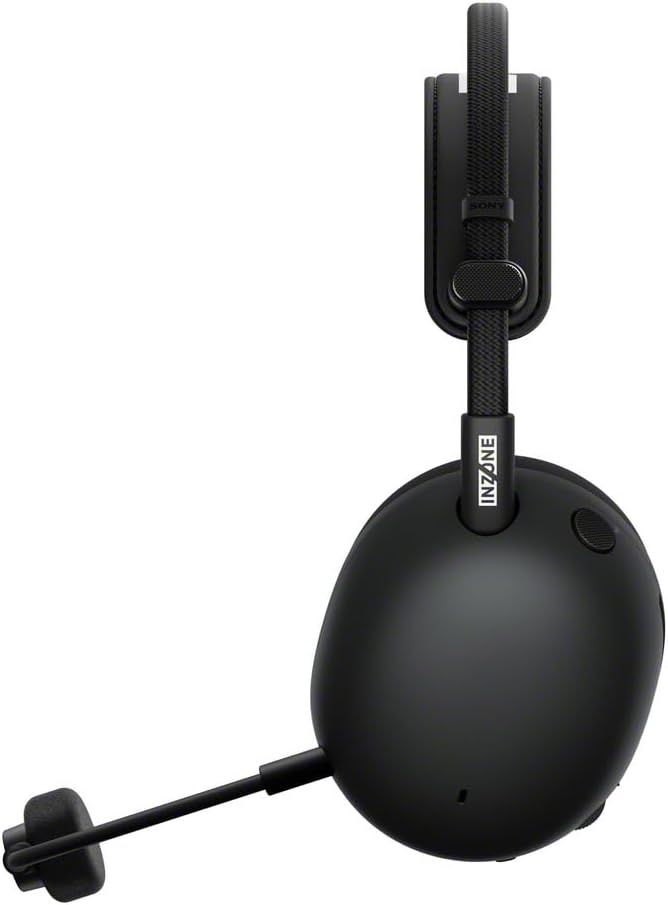 Sony INZONE H9 II Kabelloses PC-Gaming-Headset mit Geräuschunterdrückung, leicht, einstellbarer Sound-EQ, abnehmbares Nieren-KI-Mikrofon, 30-Stunden-Akku, 2,4 GHz und Bluetooth, inklusive Softcase, Schwarz – Bild 14