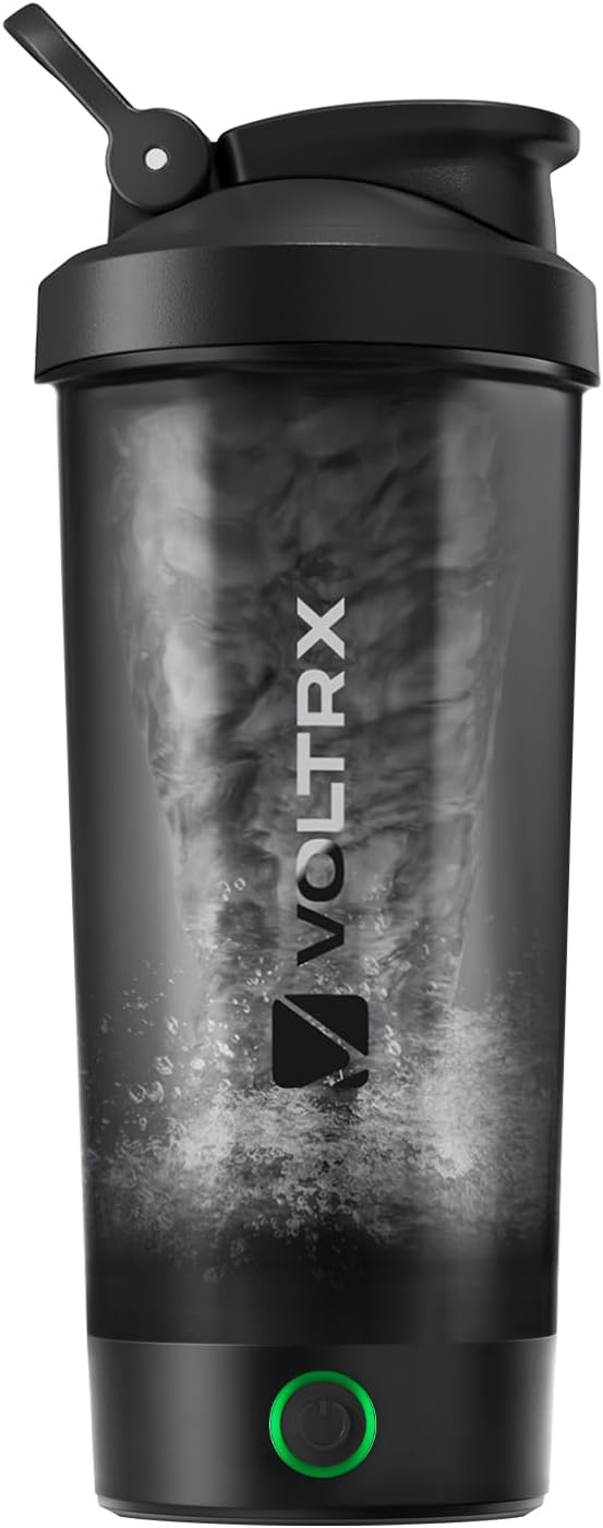 VOLTRX Protein-Shaker-Flasche, Titanus USB C wiederaufladbarer elektrischer Protein-Shake-Mixer, Shaker-Becher für Protein-Shakes und Mahlzeitenersatz-Shakes, BPA-frei, 710 ml