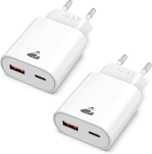 USB C Ladegerät, 2er Pack, 20W Sch...