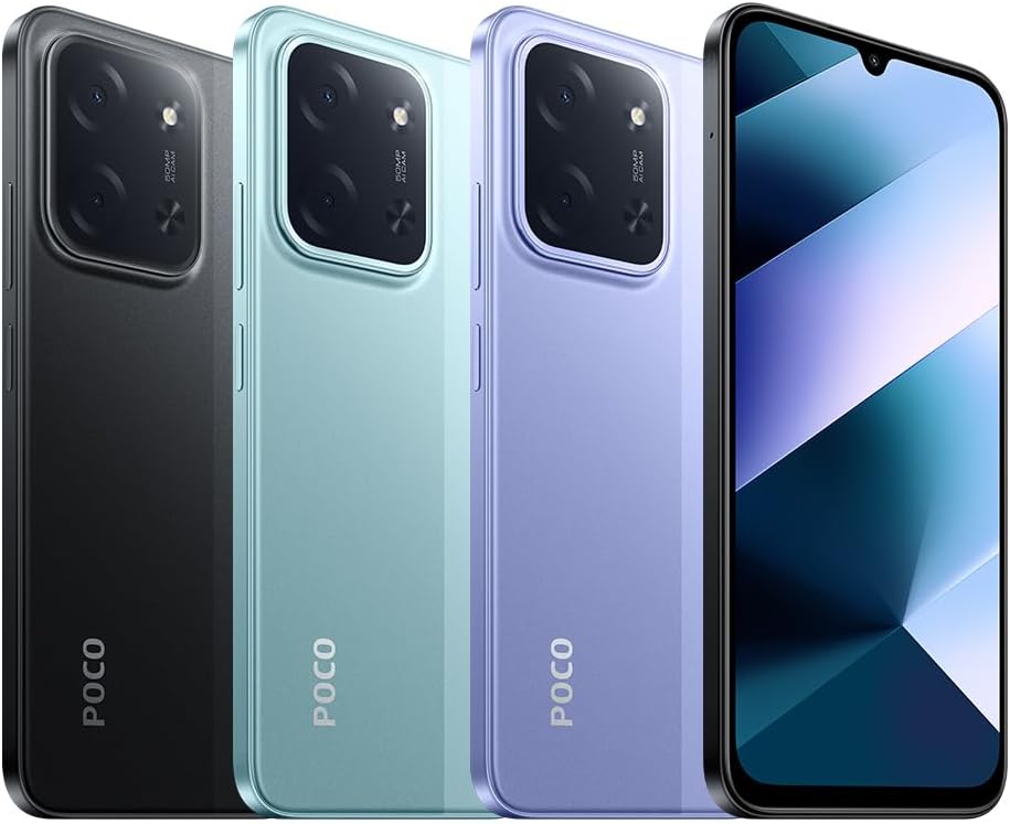 XIAOMI Poco C85, Smartphone 6+128 GB, Handy mit Android, 6,9 Zoll 120 Hz Display 7,99 mm Design, MediaTek Helio G81-Ultra Octa-Core, 50 MP AI Dual Kamera, 6000 mAh, Schwarz – Bild 6