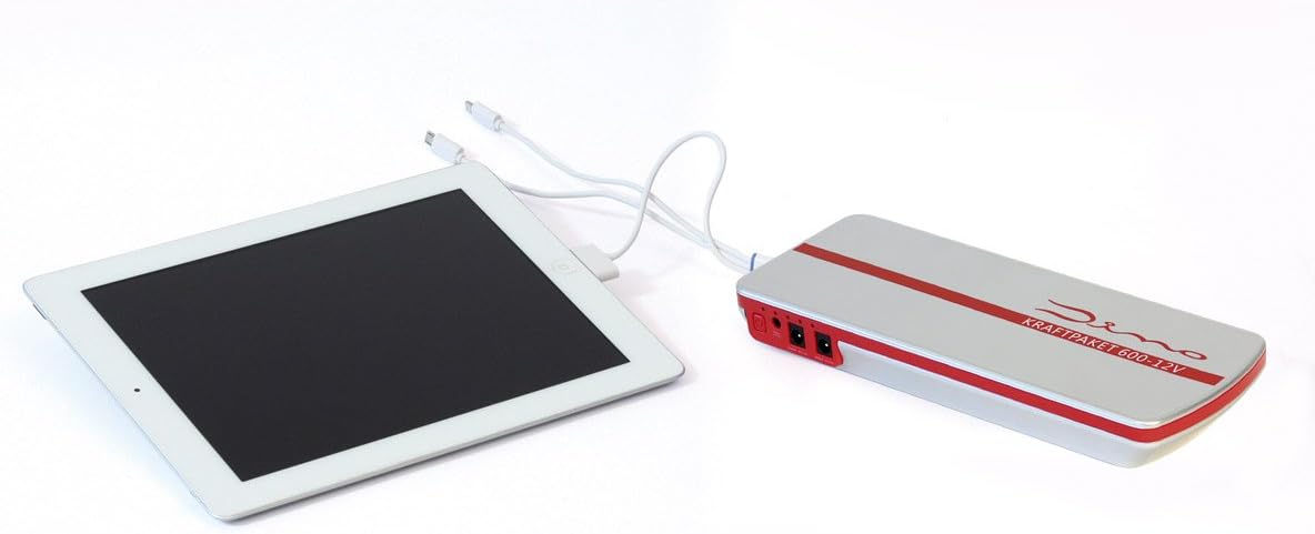 Dino Power Pack, 12 V-600 A, Starthilfe 66,6 Wh, 18000 mAh, Single, Schwarz – Bild 14