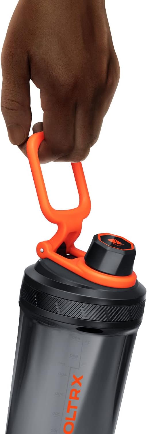 VOLTRX Shaker-Flasche, wiederaufladbarer Gallium-USB-C-Elektromixer, Shaker-Becher für Protein-Shakes und Mahlzeitenersatz-Shakes, BPA-frei, mit Tritan, 680 ml – Bild 6
