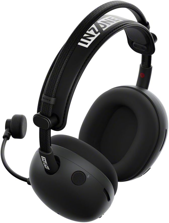 Sony INZONE H9 II Kabelloses PC-Gaming-Headset mit Geräuschunterdrückung, leicht, einstellbarer Sound-EQ, abnehmbares Nieren-KI-Mikrofon, 30-Stunden-Akku, 2,4 GHz und Bluetooth, inklusive Softcase, Schwarz – Bild 15