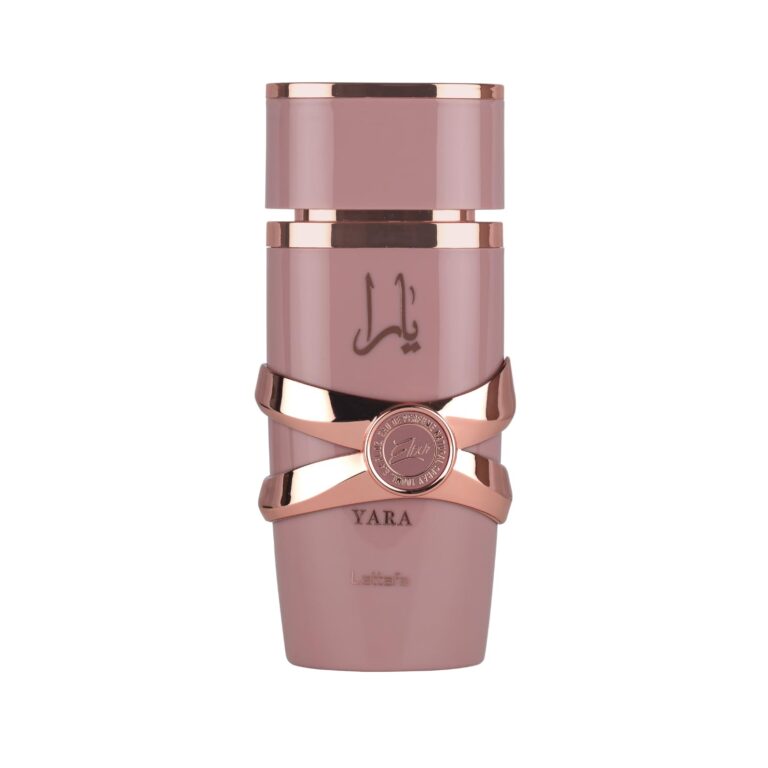 Lattafa Yara Elixir Eau de Parfum, rosa und goldenes Design, luxuriöse Glasflasche, 100 ml, Parfüm für Frauen