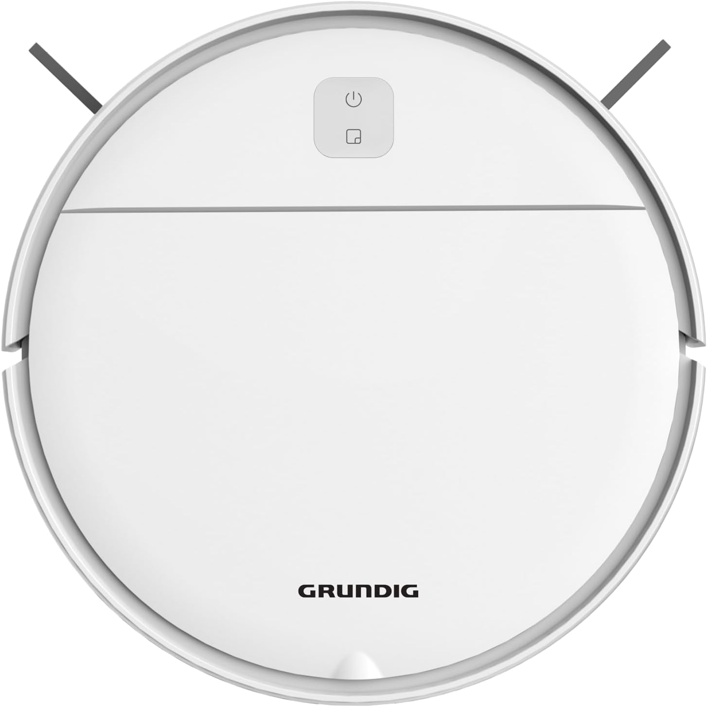 GRUNDIG VCR 2330 Saugroboter, 1.000 pa Saugleistung, 200 ml Staubbehälter, 2 Reinigungsprogramme, 2 Saugleistungsstufen, bis zu 100 Minuten Betriebszeit, Fernbedienung, weiß – Bild 2