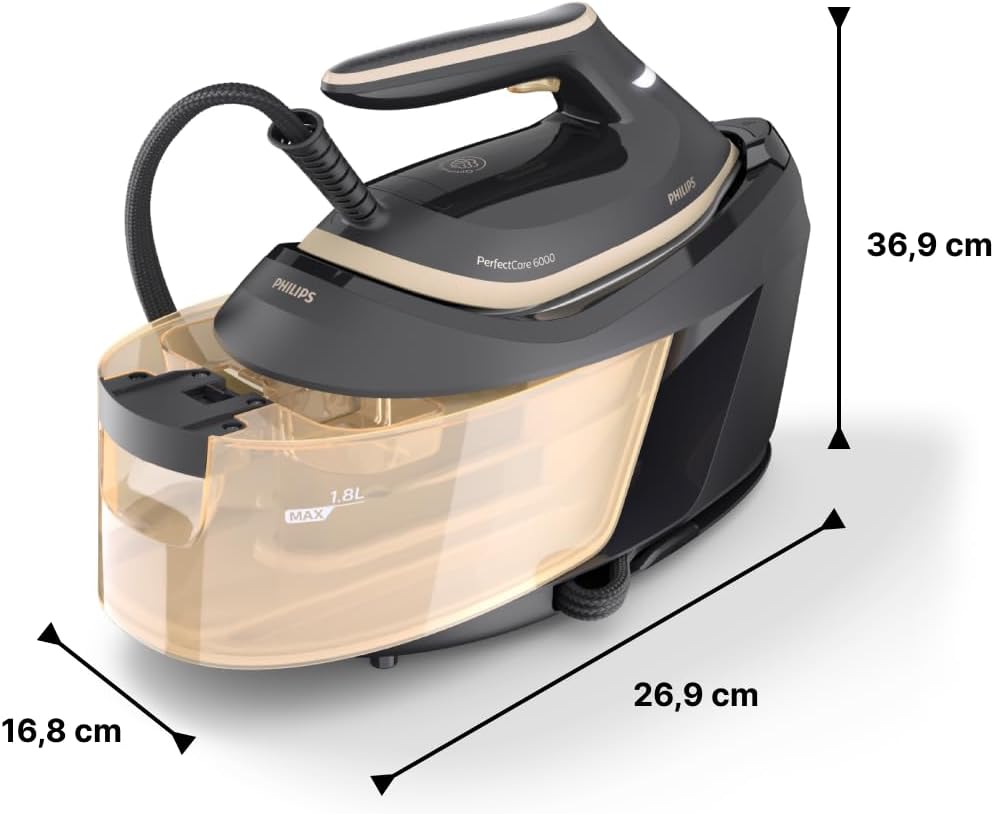 Philips Domestic Appliances PSG6064/80 Dampfbügeleisen, Gold, 600 g Dampfstoß – Bild 7