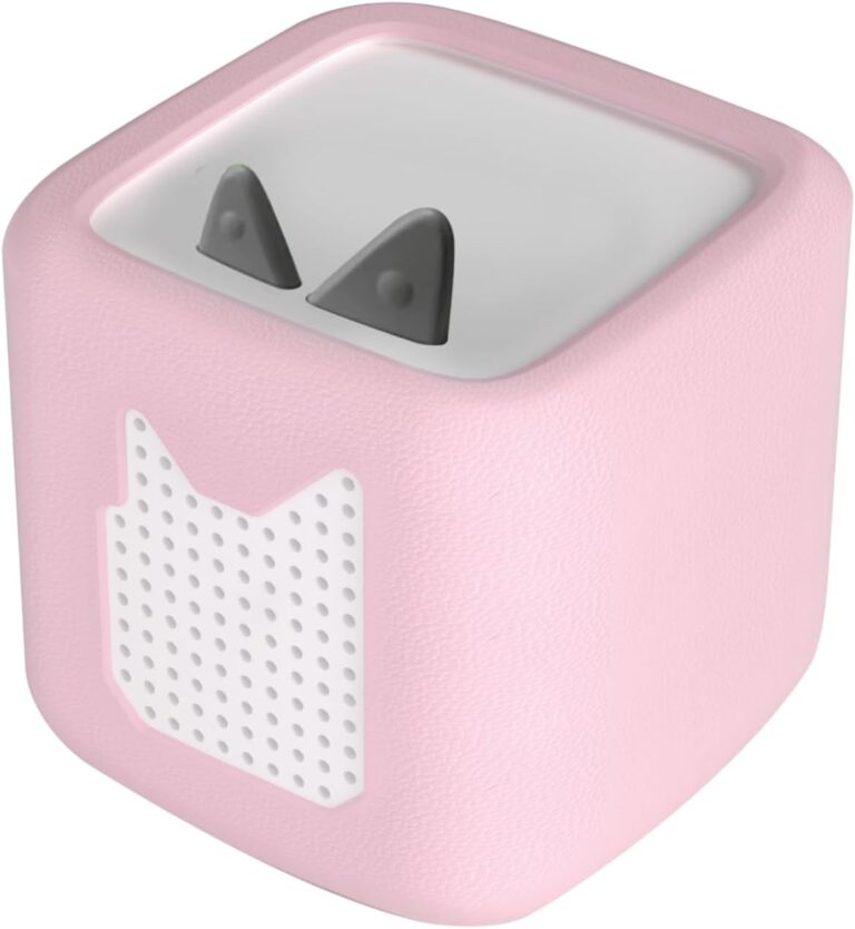 Schutzhülle für Toniebox 2 Audio Player, Silikon Case Cover für Toniebox 2 Zubehör, stoßfest, rutschfest, Rundumschutz, Schutzhülle für Tonie Box 2, weiche Silikonhülle für Musikbox (Rosa)