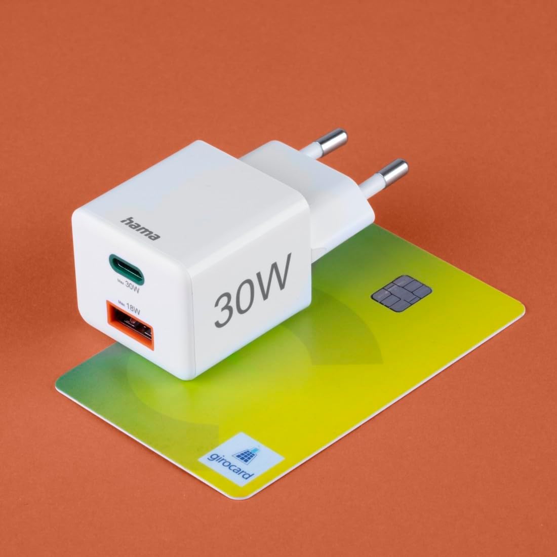 Hama Schnellladegerät USB (Mehrfachladegerät, USBC, USBA, Universal-Ladegerät Handy Tablet, Netzstecker Quick Charge, Power Delivery/Quick Charge 3.0, Schnellladegerät, 30 W) – Bild 4