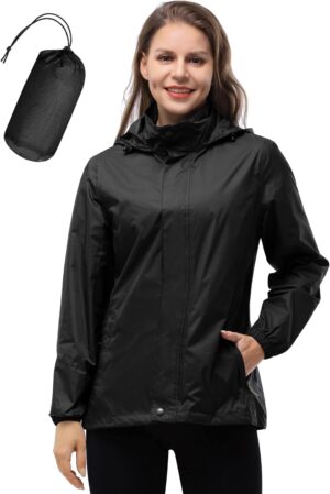 33.000ft Damen-Regenjacke, wasserdi...