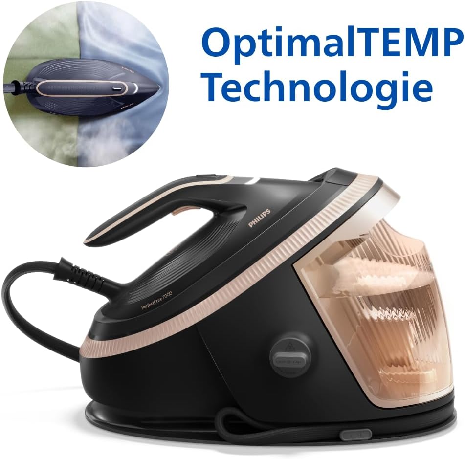 Philips PerfectCare Dampfbügelstation 7000 Serie, 650 g Dampfstoß, 8,5 Bar, SteamGlide Elite-Bügelsohle, automatischer intelligenter Dampf (PSG7300/80) – Bild 6