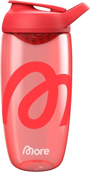 MORE Premium-Shaker, 700 ml, rot, i...