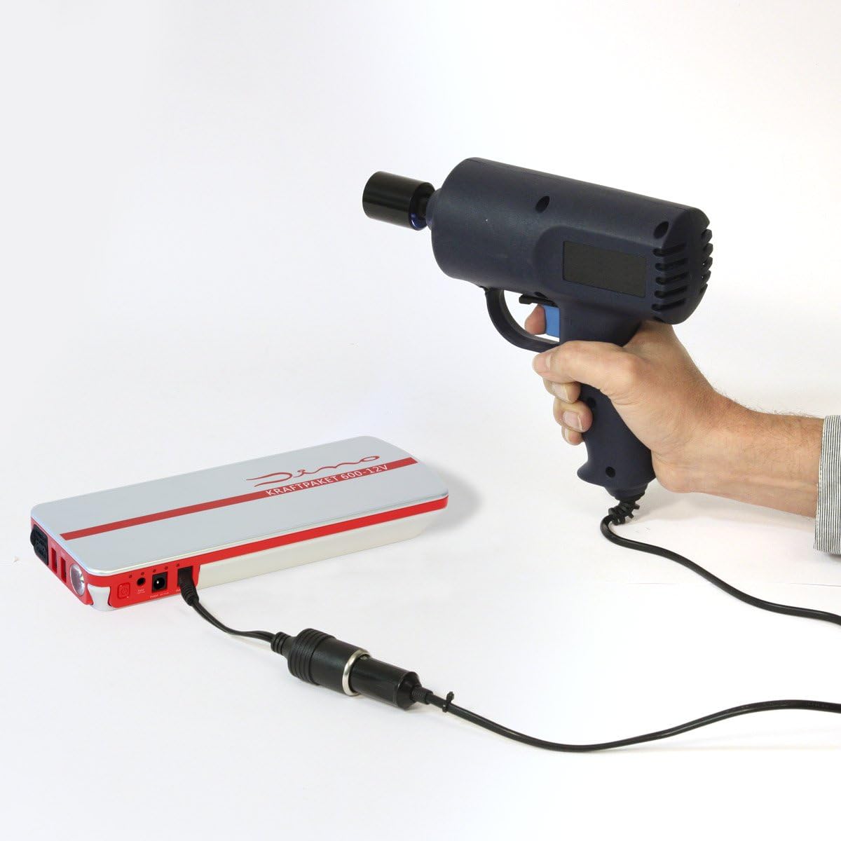 Dino Power Pack, 12 V-600 A, Starthilfe 66,6 Wh, 18000 mAh, Single, Schwarz – Bild 12