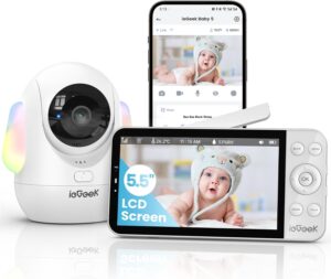 ieGeek Babyphone mit Kamera 2,5 K/4...