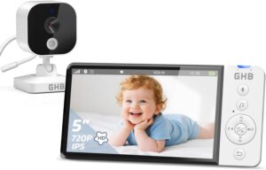 GHB Babyphone mit Kamera, 5 Zoll HD...