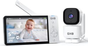 GHB Babyphone Kamera 5 Zoll Babypho...