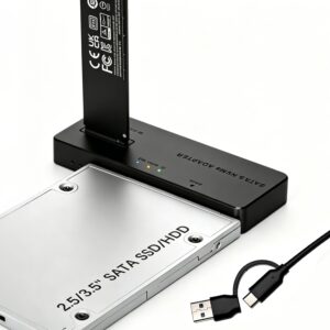 M.2 NVMe-Gehäuse und SATA-Dockings...