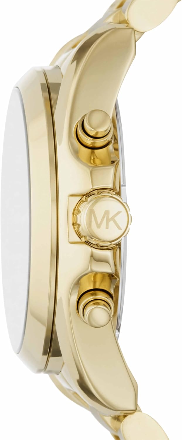 Michael Kors Bradshaw Uhr für Damen, 43 mm Quarz-Chronographenwerk mit Edelstahlarmband – Bild 3