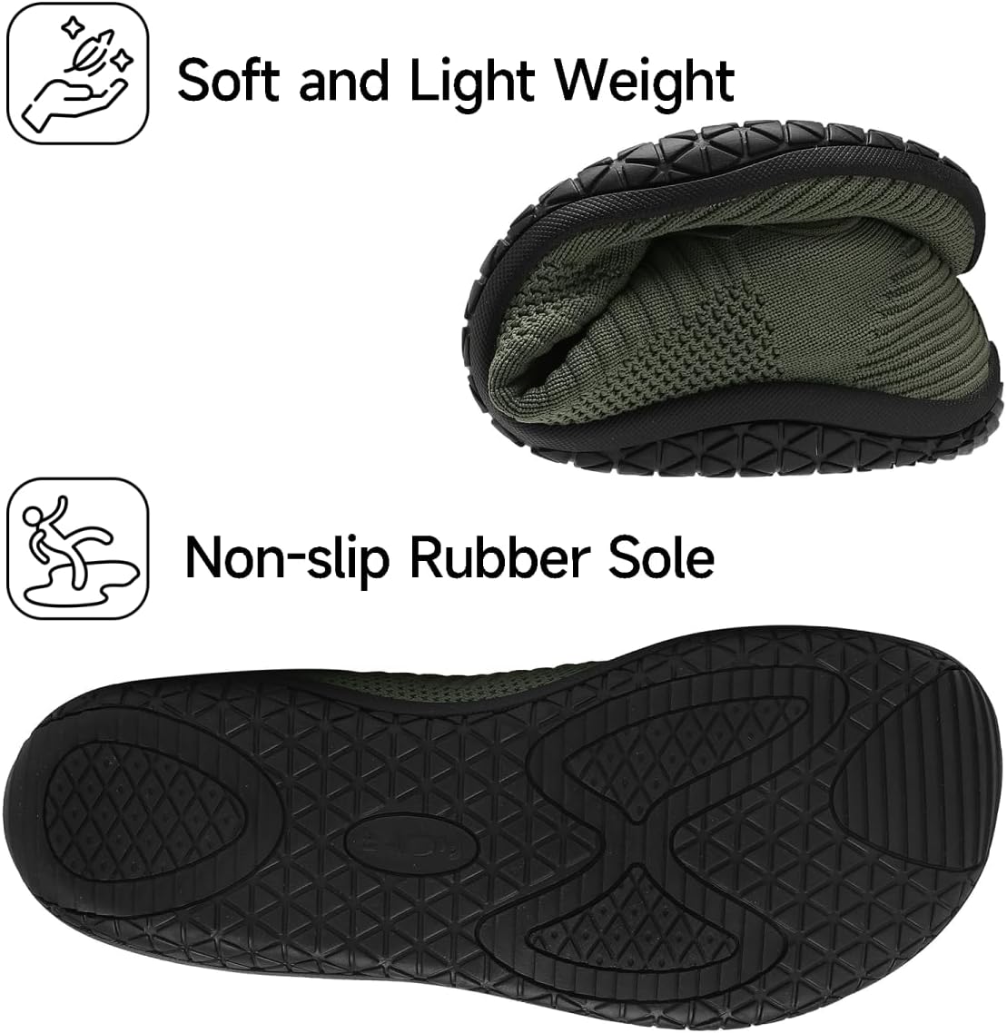 Geweo Barfußschuhe Damen Herren Barfußschuhe Laufschuhe Barfußsneaker Breite Zehenbox Zero-Drop-Sohle Leicht Atmungsaktiv Rutschfest Größe 37-47 – Bild 6