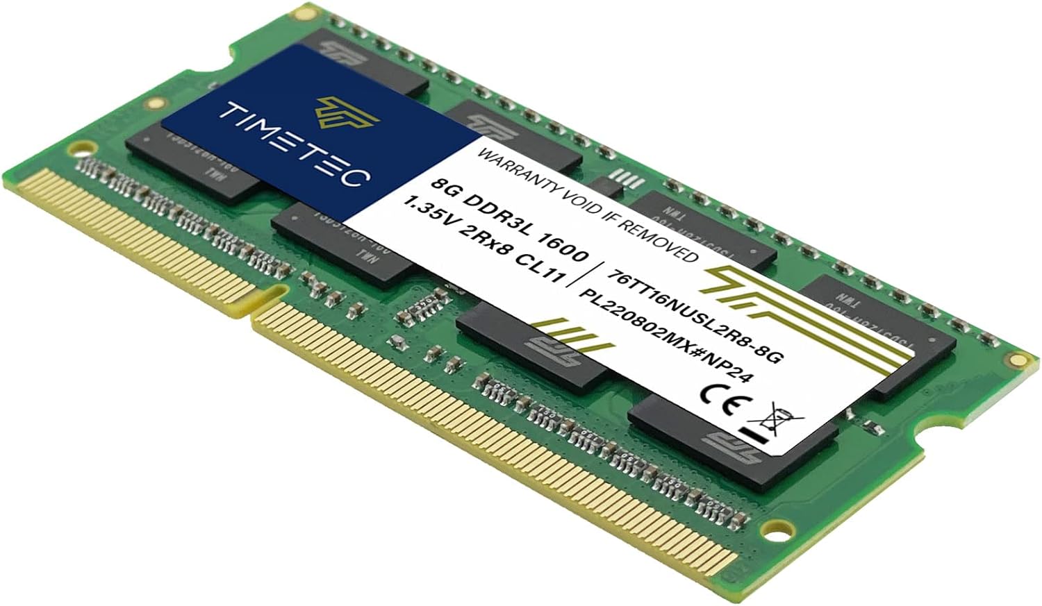 Timetec Hynix IC 4 GB DDR3L 1600 MHz PC3-12800 ungepuffert Non-ECC 1,35 V CL11 2Rx8 Dual Rank 204 Pin SODIMM Laptop Notebook Computer Speicher RAM Modul Upgrade (16 GB Kit (2 x 8 GB)) – Bild 8