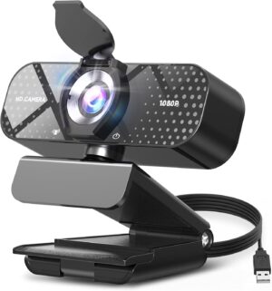 TRAUSI Full-HD-Webcam mit 1080P, We...
