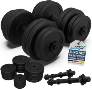 ArtSport 2er-Hantelset 20/30/40 kg ...