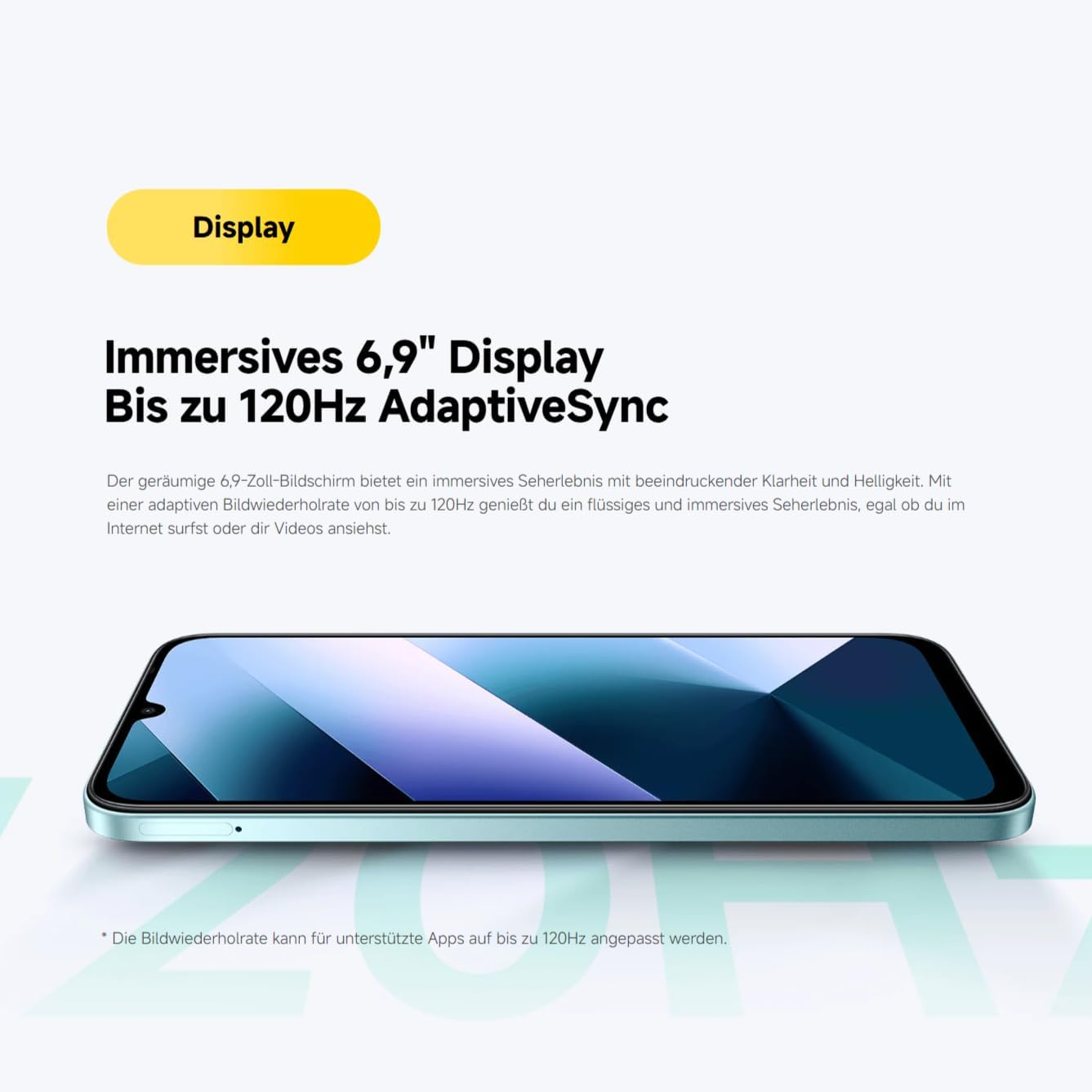 XIAOMI Poco C85, Smartphone 6+128 GB, Handy mit Android, 6,9 Zoll 120 Hz Display 7,99 mm Design, MediaTek Helio G81-Ultra Octa-Core, 50 MP AI Dual Kamera, 6000 mAh, Schwarz – Bild 11