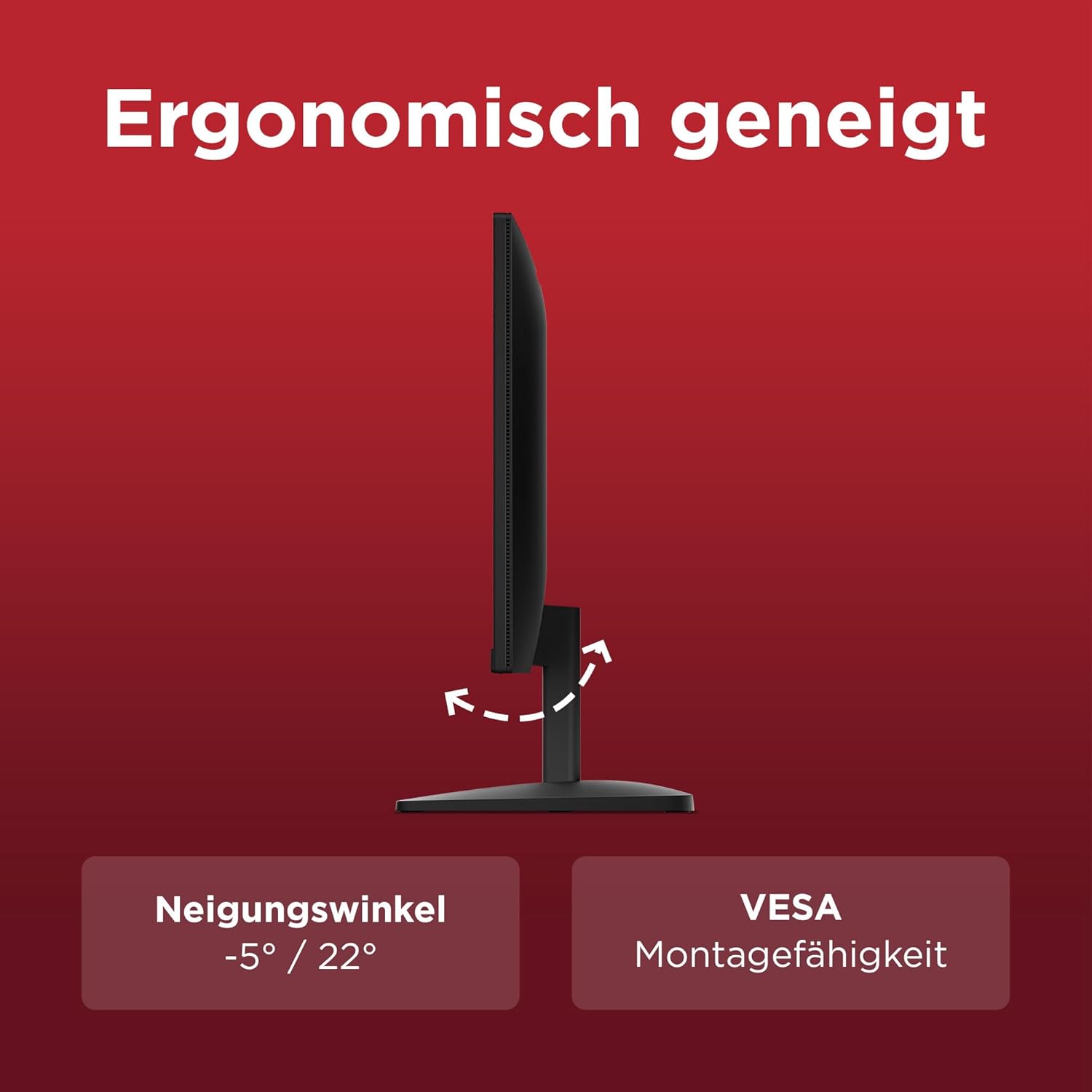 Lenovo L27qe | 27-Zoll-QHD-WLED-Monitor | 2560 x 1440 | 16:9 | 100 Hz | 4 ms Reaktionszeit | IPS-Panel | HDMI | DisplayPort | TÜV Augenschutz | Blendfrei | Rabenschwarz | 4,5 kg – Bild 9