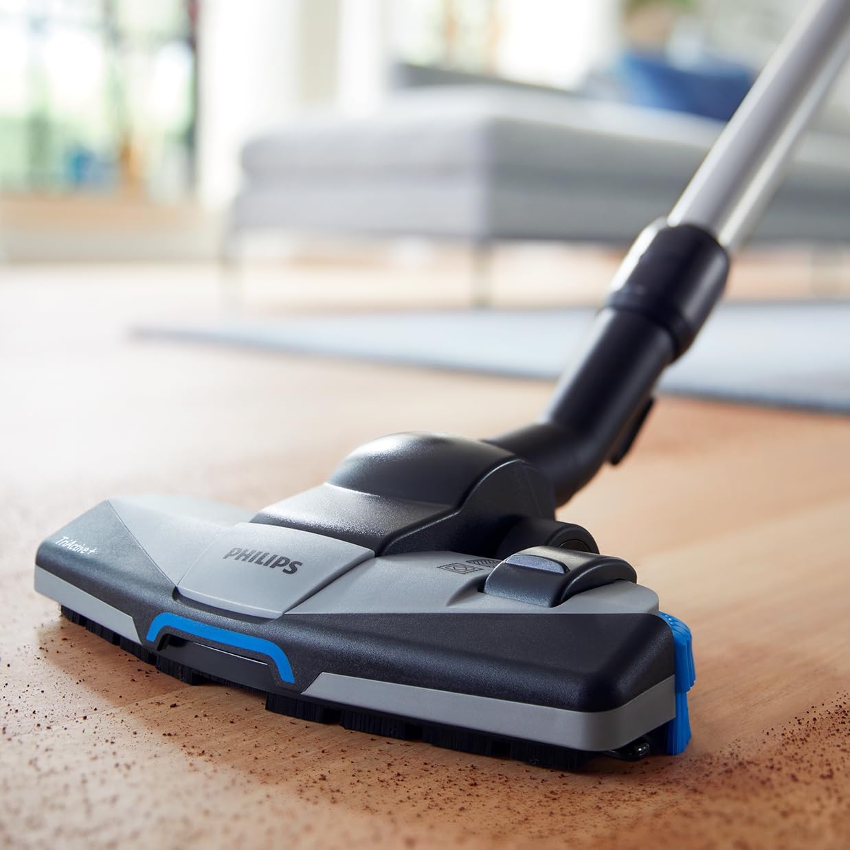 Philips PowerPro Compact Beutelloser Staubsauger, Blau/Schwarz – Bild 8