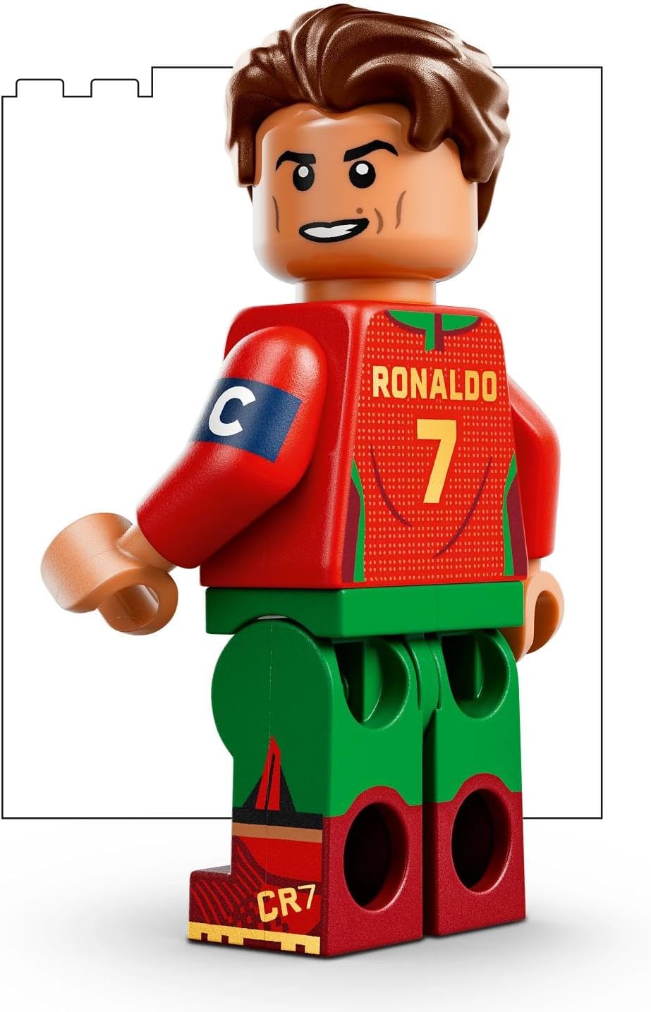 LEGO Editions Cristiano Ronaldo – Fußball-Highlights-Spielzeug – 3D-Modellbau mit Minifigur zum Sammeln – Kinderzimmerdekoration – Geschenk für Jungen, Mädchen ab 10 Jahren und erwachsene Sportfans – Bild 6
