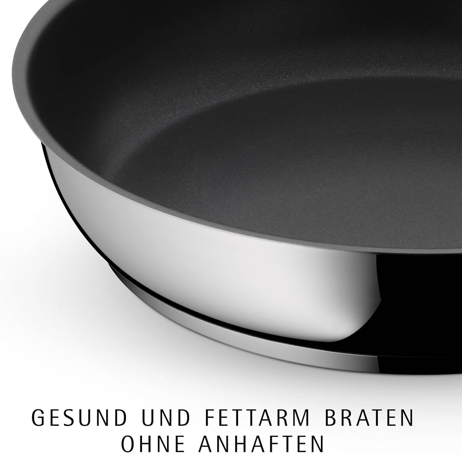 WMF Devil 3-teiliges Bratpfannenset beschichtet, Ø 20 / 24 / 28 cm, Cromargan Edelstahlbeschichtung, Keramikbratpfanne, Kunststoffgriff, induktionsgeeignet – Bild 2
