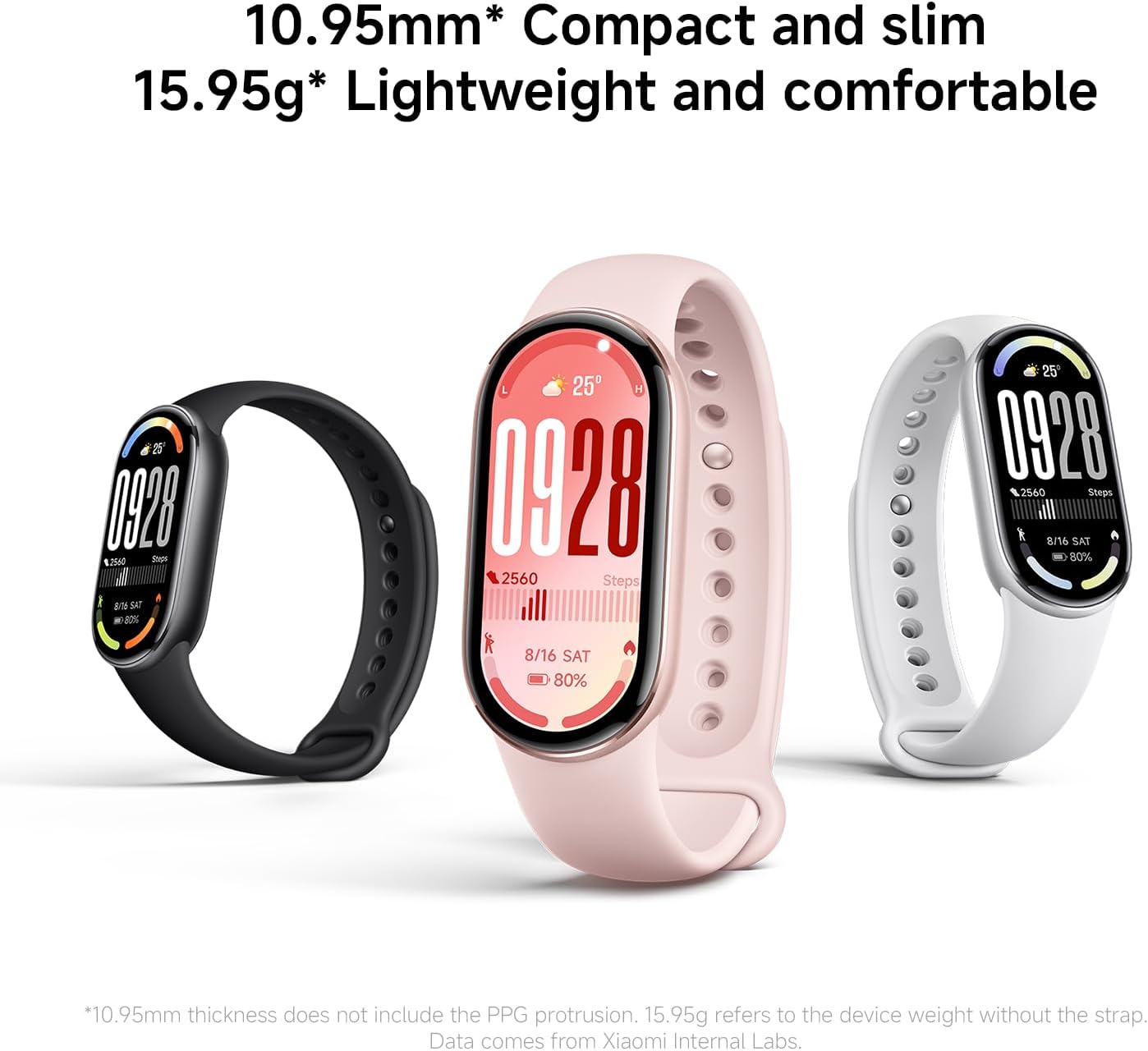 Xiaomi Smart Band 10, Smartwatch, Fitness-Tracker, 1,72-Zoll-AMOLED-Display, 21-Tage-Akku, 5ATM Wasserbeständigkeit, SPO₂- und Herzfrequenzmesser, Schlafmonitor, 150+ Sportmodi, Pink – Bild 5