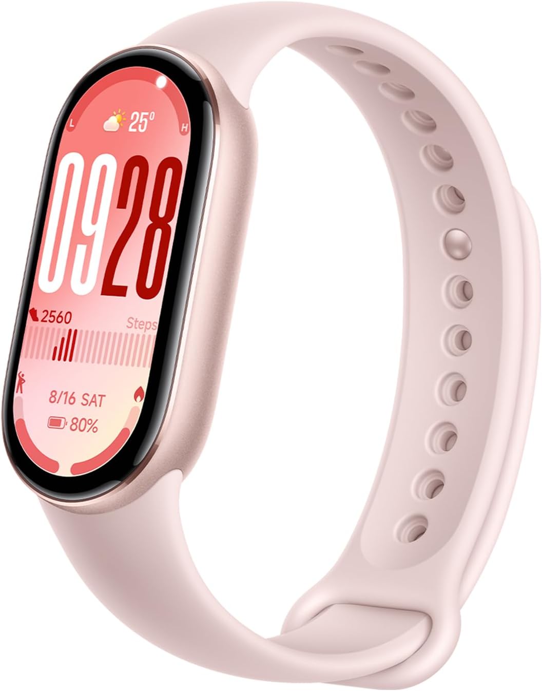 Xiaomi Smart Band 10, Smartwatch, Fitness-Tracker, 1,72-Zoll-AMOLED-Display, 21-Tage-Akku, 5ATM Wasserbeständigkeit, SPO₂- und Herzfrequenzmesser, Schlafmonitor, 150+ Sportmodi, Pink