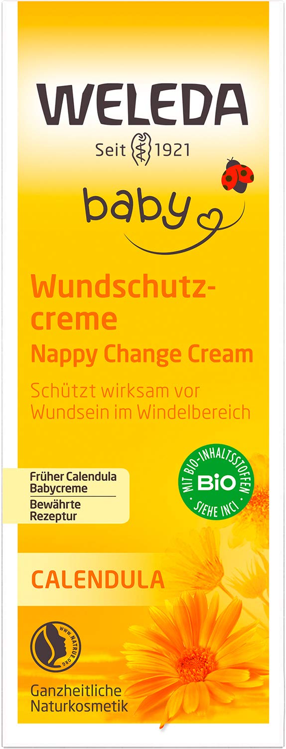 Weleda Baby Calendula Wundschutzcreme/Babycreme, 30 ml Naturkosmetik Wundsalbe zum Schutz empfindlicher Babyhaut im Windelbereich Hilft bei Rötungen, gereizter Haut und Wundsein – Bild 8