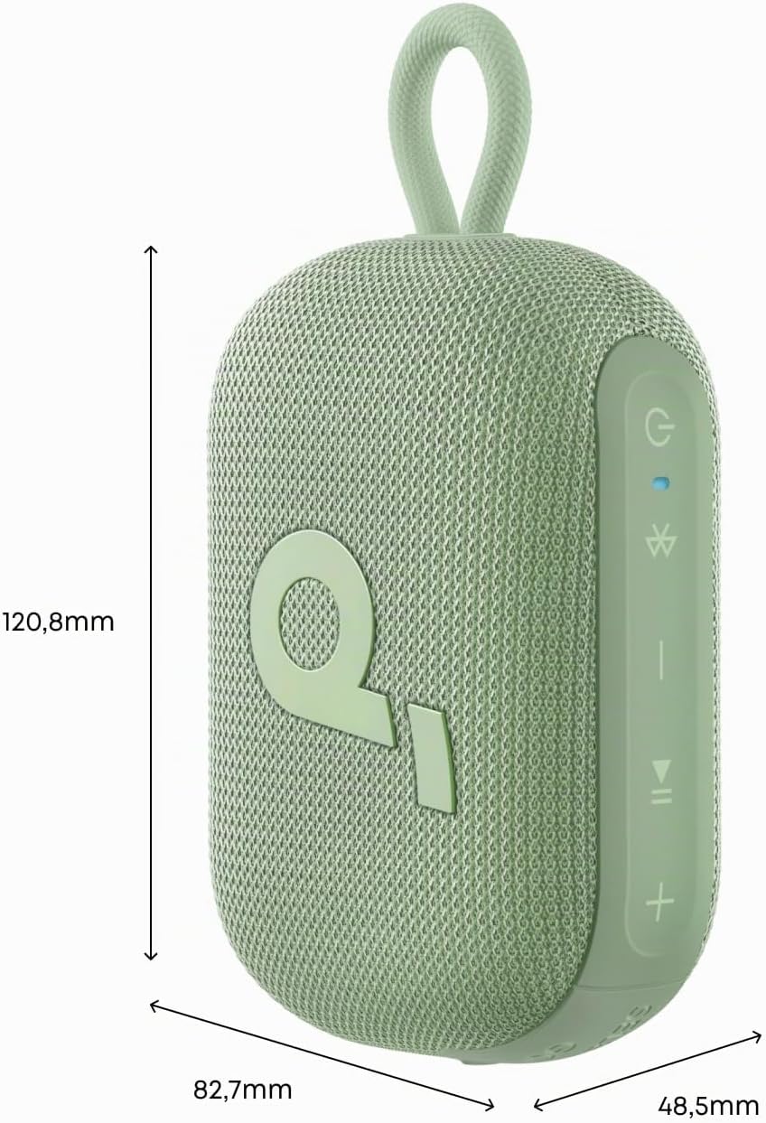 soundcore Anker Select 4 Go Bluetooth-Lautsprecher, tragbare Mini-Lautsprecherdusche, 20 Stunden Spielzeit, IP69 wasser- und staubbeständig, schwimmfähig, kraftvoller Sound, für drinnen, draußen und Wandern – Bild 7
