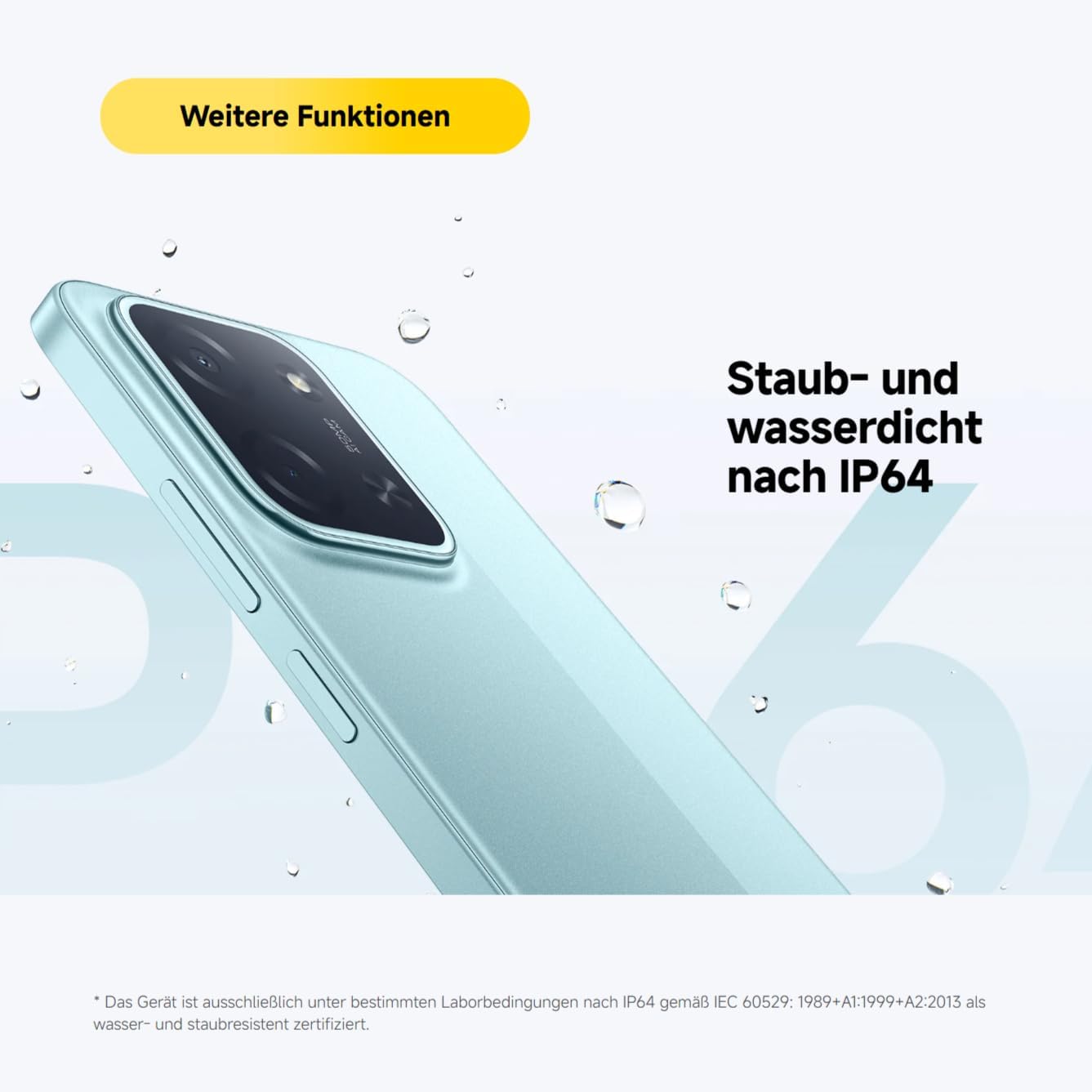 XIAOMI Poco C85, Smartphone 6+128 GB, Handy mit Android, 6,9 Zoll 120 Hz Display 7,99 mm Design, MediaTek Helio G81-Ultra Octa-Core, 50 MP AI Dual Kamera, 6000 mAh, Schwarz – Bild 10