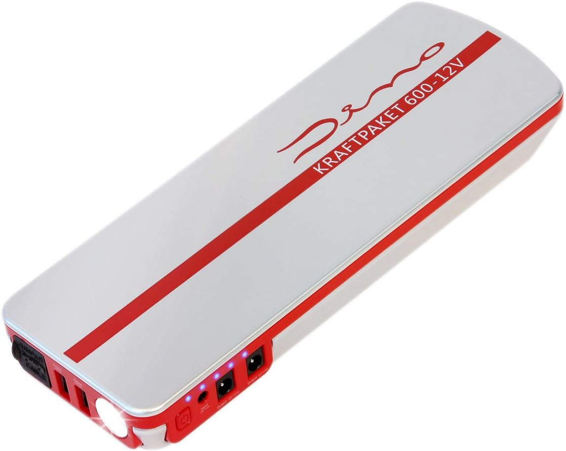Dino Power Pack, 12 V-600 A, Starthilfe 66,6 Wh, 18000 mAh, Single, Schwarz – Bild 18