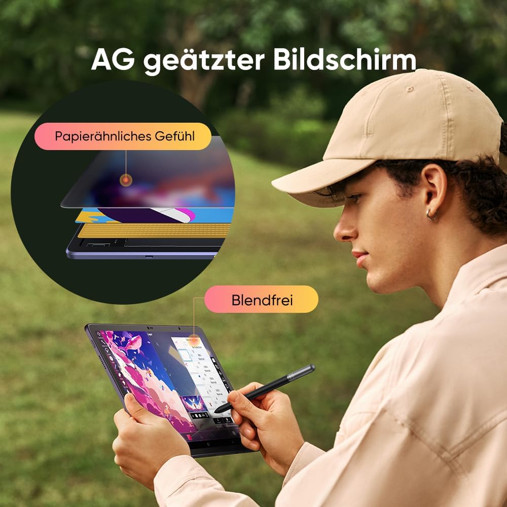 XPPen 12,2 Zoll eigenständiges Grafiktablett-Display mit X3Pro 16384 Smart Pen, Android 8 GB + 256 GB WLAN mit 8000 mAh Akku, Magic Drawing Pad, 2K-Auflösung, digitales Zeichentablett OS Android 14 – Bild 6