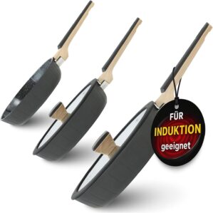 Pela Welle Induktions-Pfannenset, 3...