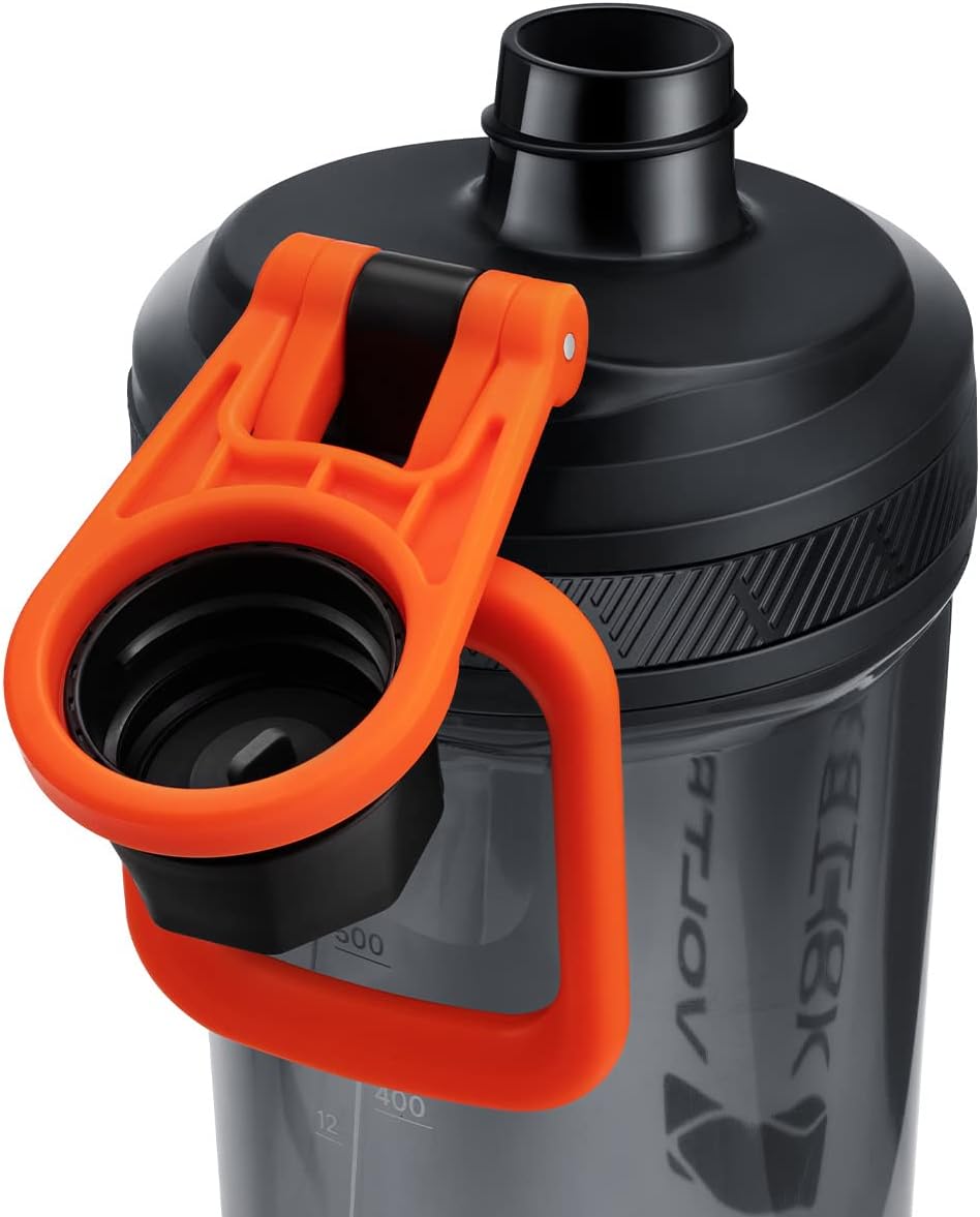 VOLTRX Shaker-Flasche, wiederaufladbarer Gallium-USB-C-Elektromixer, Shaker-Becher für Protein-Shakes und Mahlzeitenersatz-Shakes, BPA-frei, mit Tritan, 680 ml – Bild 3