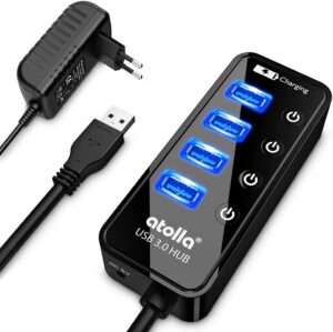 USB-Hub mit Netzteil, atolla USB 3....