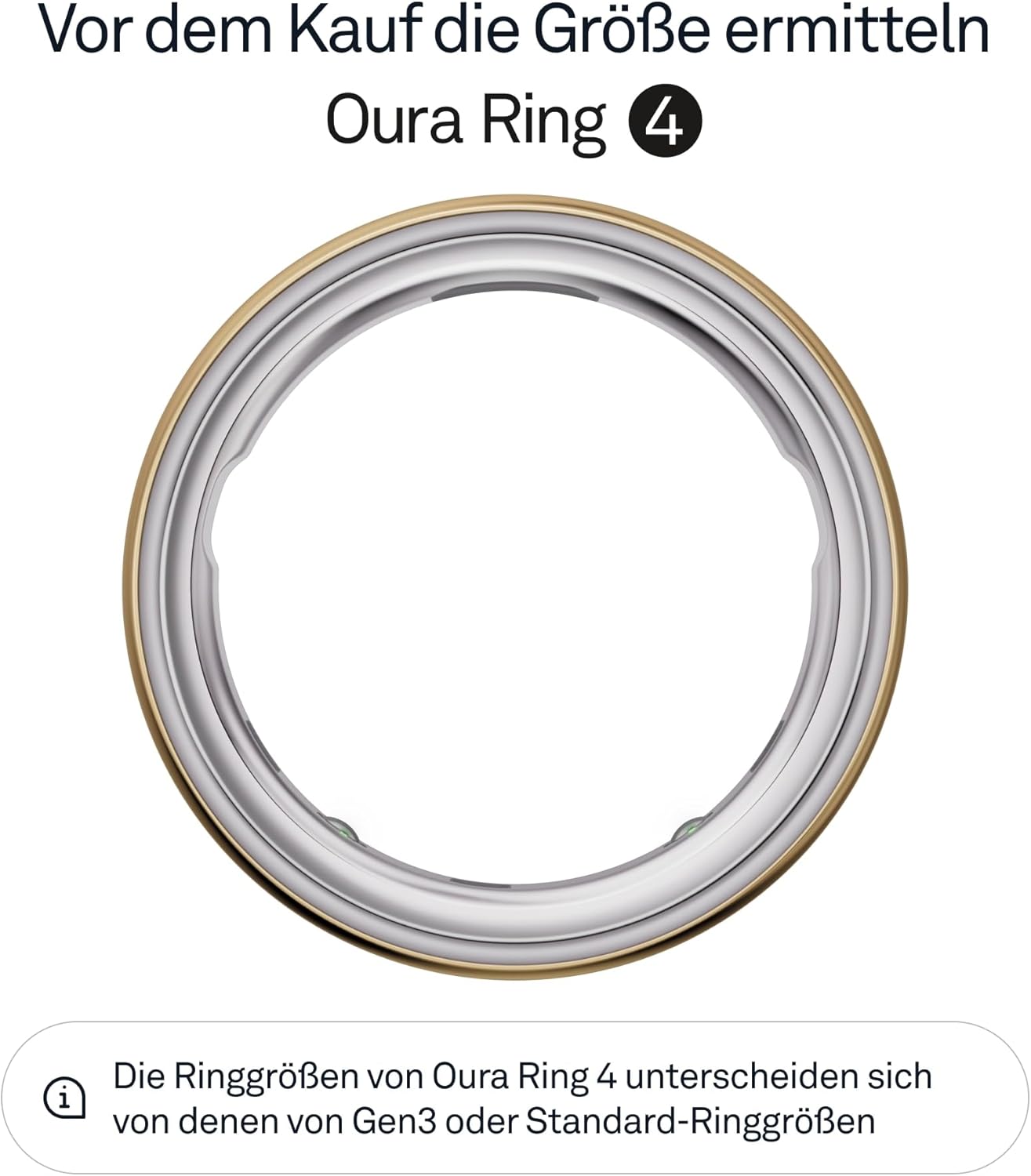 Oura Ring 4 – Gold – Größe 10 – Smart Ring | Messen Sie zuerst mit dem Oura Ring 4 Sizing Kit | Schlaf-Tracking tragbar – Herzfrequenz – Fitness-Tracker – bis zu 8 Tage Akkulaufzeit – Bild 2