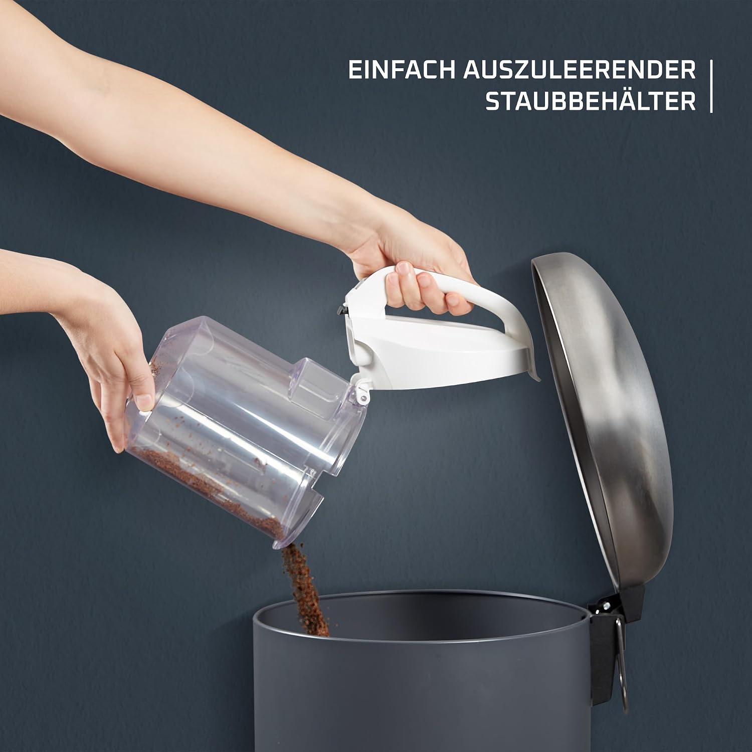 Rowenta Swift Power Zyklon-Staubsauger – 900 W starke Saugleistung, kompakt und leicht, 1,2 l Staubbehälter, 77 dB leise, 25 Fuß Aktionsradius, beutelloser Staubsauger für Hart- und Teppichböden – Bild 7